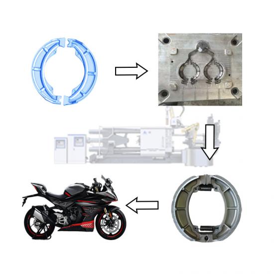 máquina de fundição sob pressão de pastilha de freio de motocicleta