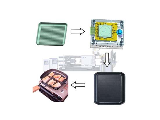 máquina de fundição sob pressão para produção de assadeira elétrica de liga de alumínio BBQ 