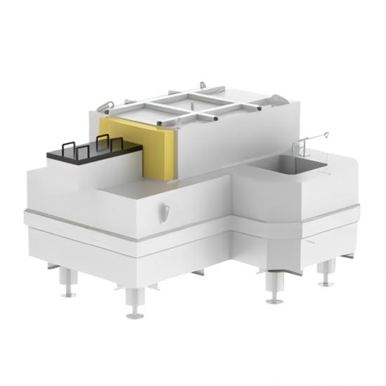 Forno de retenção lateral da máquina