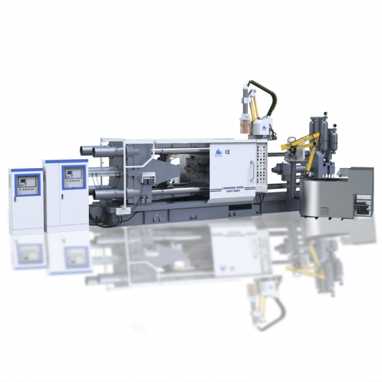 Máquina de carcaça horizontal inteligente de LH-HPDC 220T para fazer peças de válvula hidráulica de energia
