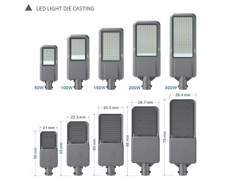 Máquina de fundição sob pressão para fazer caixas de iluminação pública LED