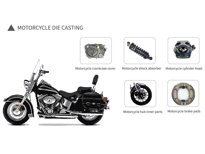 Características da máquina de fundição sob pressão de peças de motocicleta