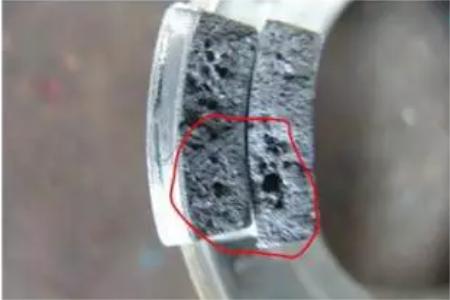 Perigos de impureza de fundição partes fundição por fundição máquina