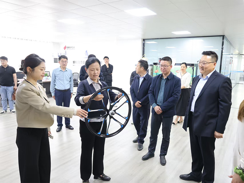 Sang Yanhui, secretário do Comitê Distrital de Bengbu do PCC da cidade de Bengbu, liderou uma equipe para conduzir pesquisas na Bengbu Longhua Die Casting Machine Co., LTD
